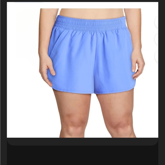 NWT athletic works 3X blue shorts lined - Picture 1 of 6
